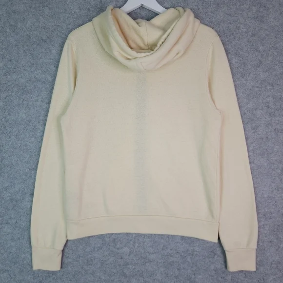 Aviator Nation 5 Stripe Zip Hoodie in Vintage White Medium - Picture 3 of 8